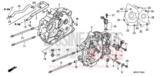 CARTER MOTEUR ANF1257 de 2007